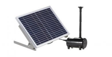 bomba solar para fuente y estanque